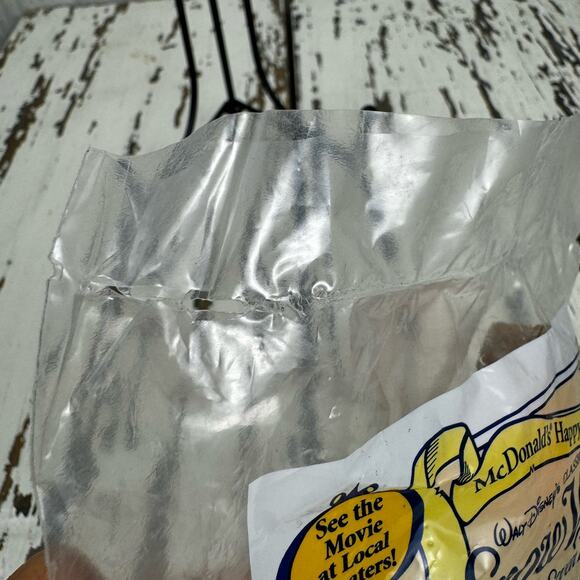 McDonald's Snow White Happy & Grumpy 1992 Happy Meal Toy NIP Disney NOS Vintage - Picture 4 of 4